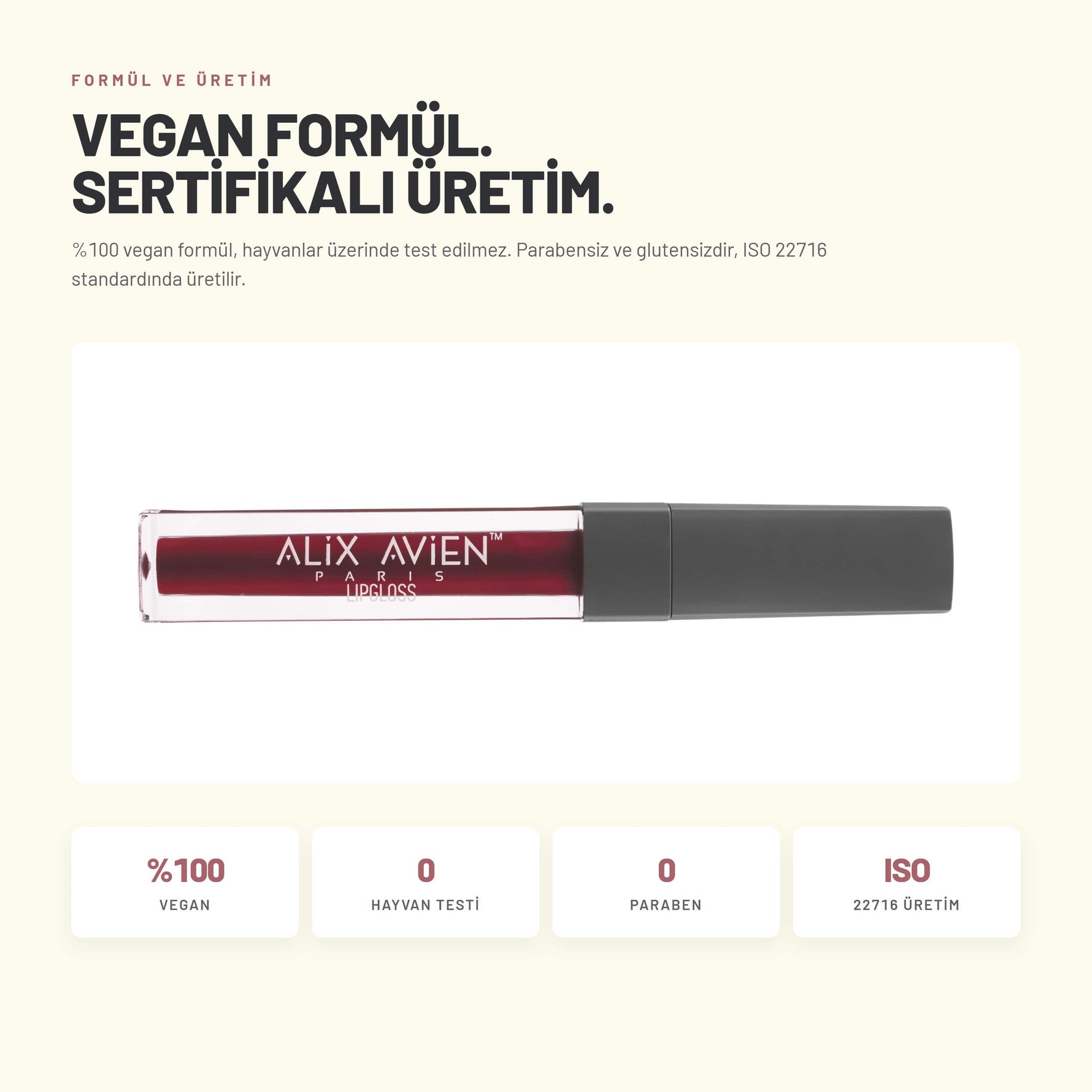 Lipgloss - Nemlendirici ve Dolgunlaştırıcı Dudak Parlatıcısı | Alix Avien