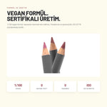 Lipliner Pencil - Suya Dayanıklı Yoğun Pigmentli Dudak Kalemi | Alix Avien