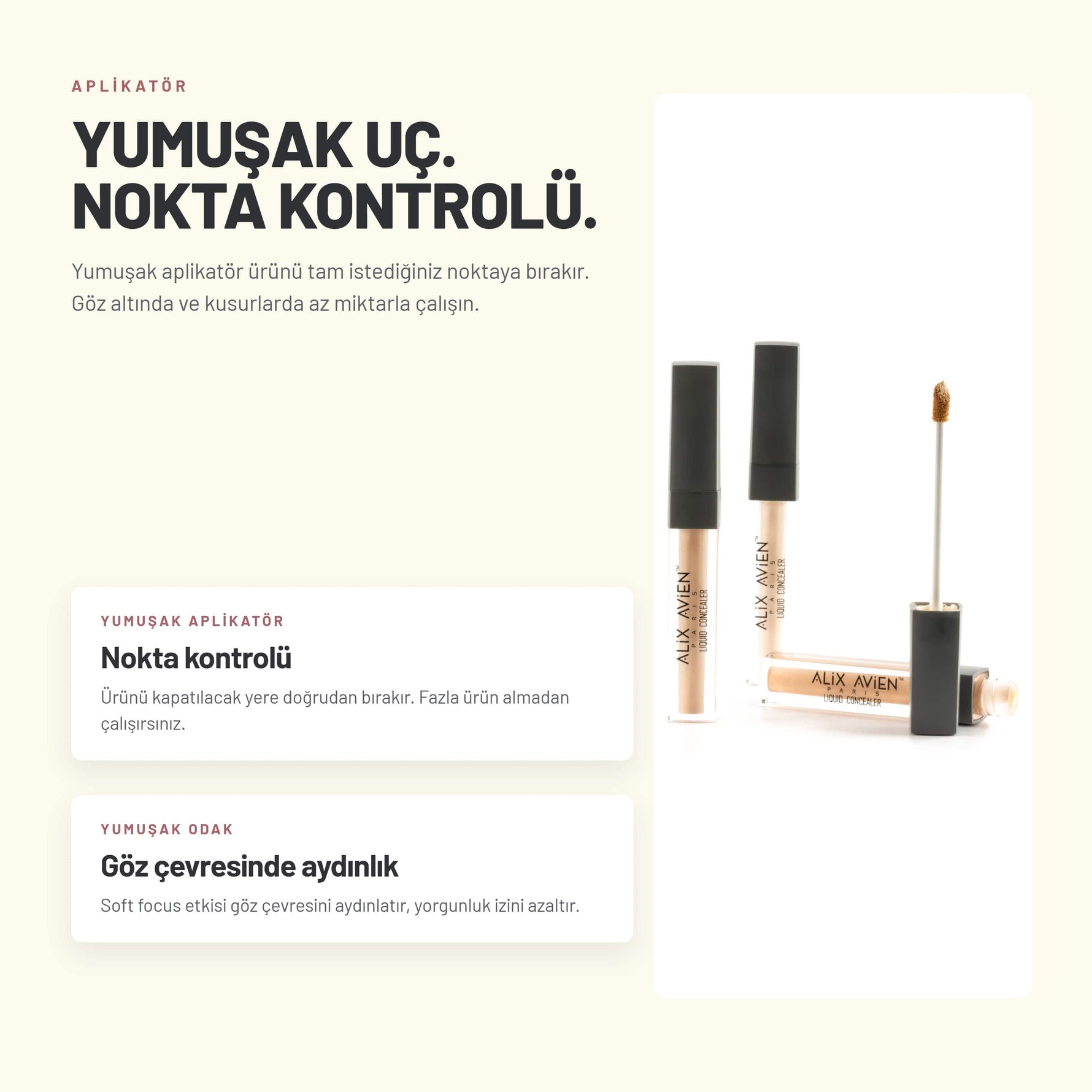 Liquid Concealer - Nar Özlü Aydınlatıcı Likit Kapatıcı | Alix Avien