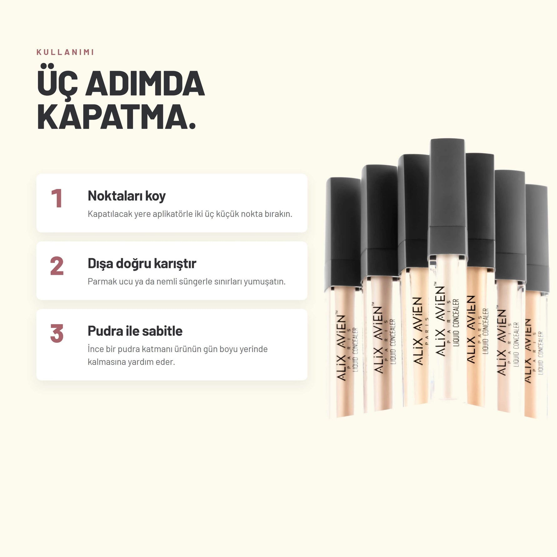 Liquid Concealer - Nar Özlü Aydınlatıcı Likit Kapatıcı | Alix Avien