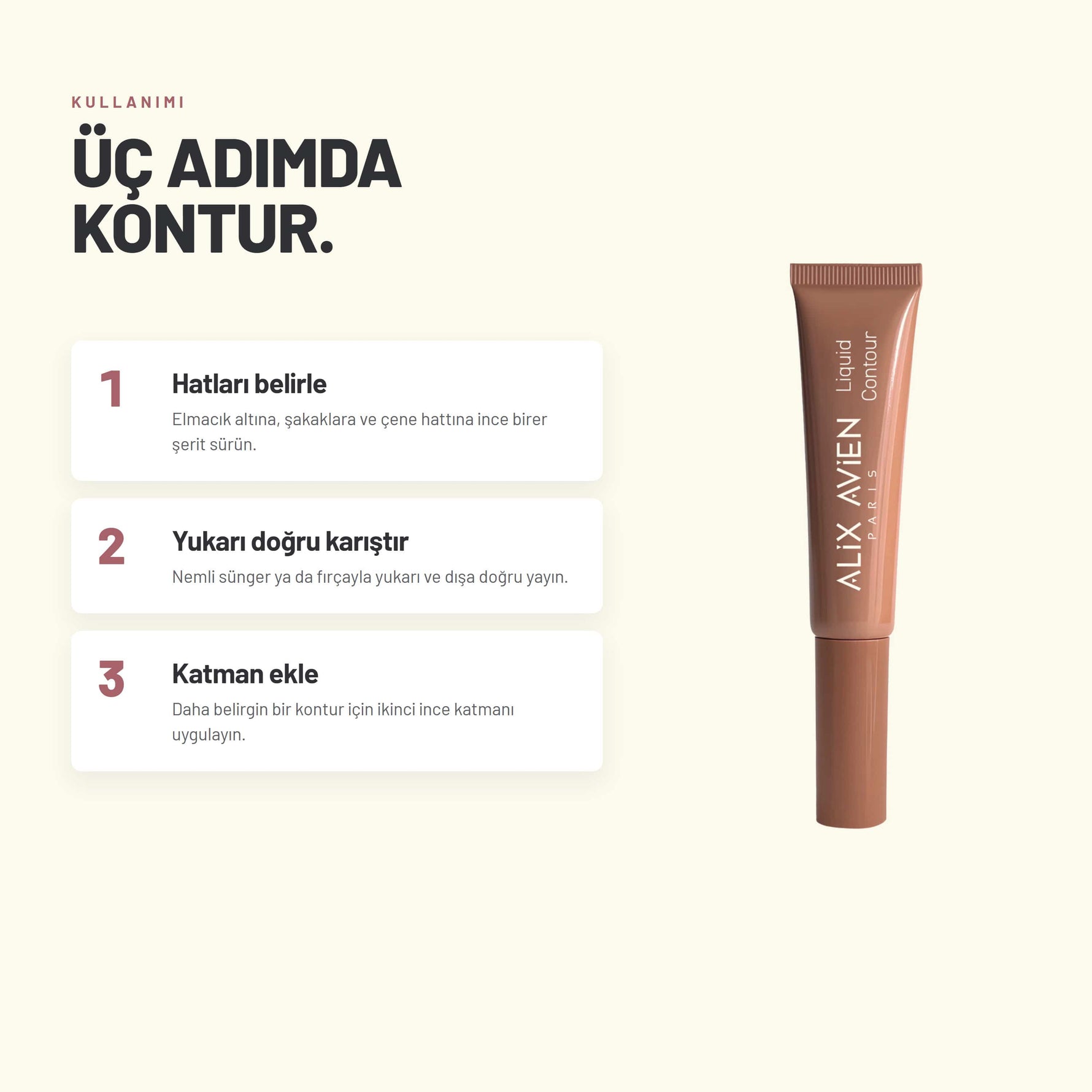 Yüz Hatlarını Belirginleştiren Likit Kontür