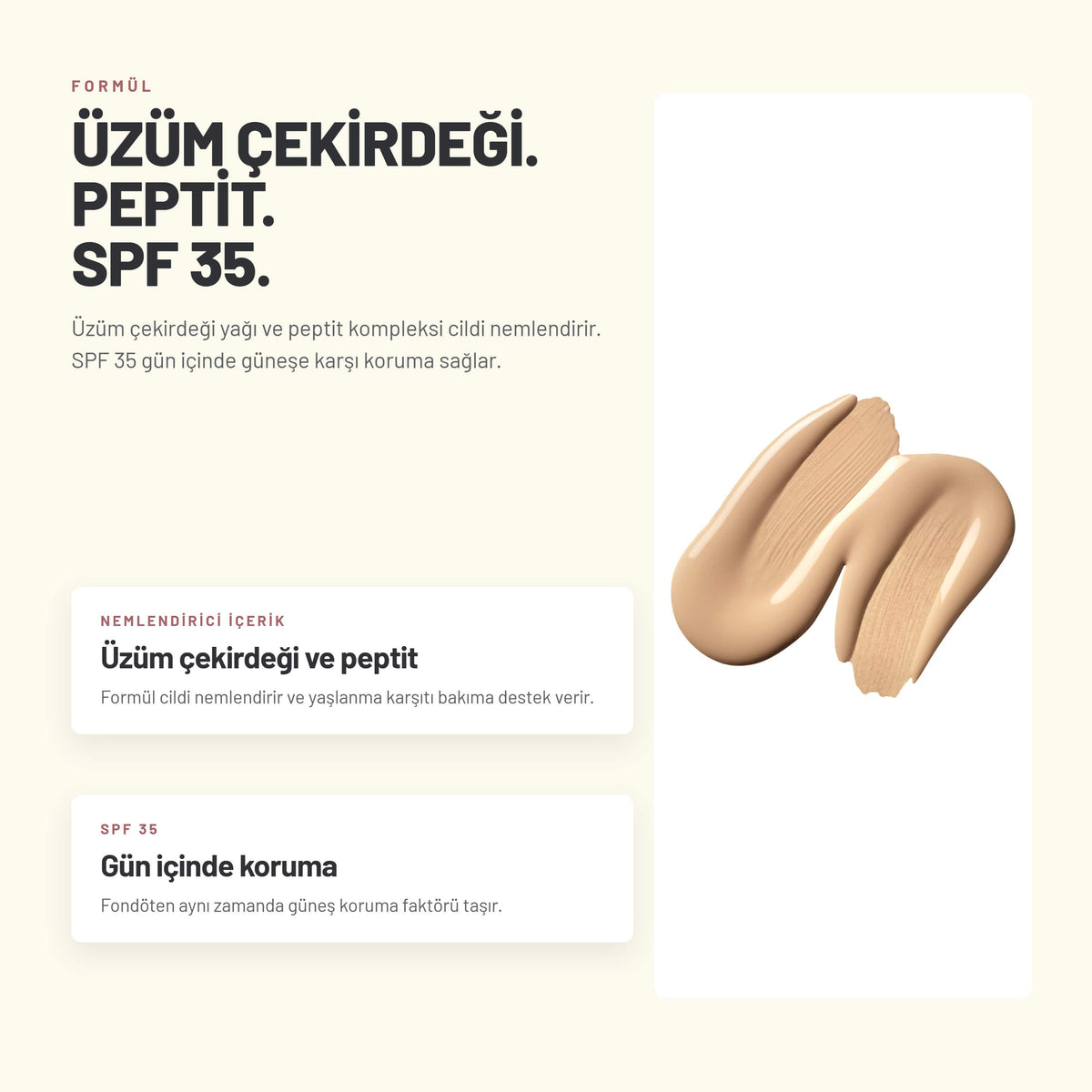 Liquid Foundation - Nemlendirici Doğal Işıltılı Likit Fondöten | Alix Avien