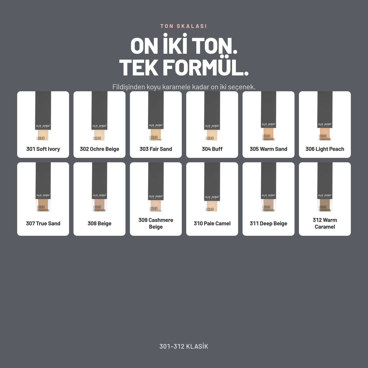 Liquid Foundation - Nemlendirici Doğal Işıltılı Likit Fondöten | Alix Avien