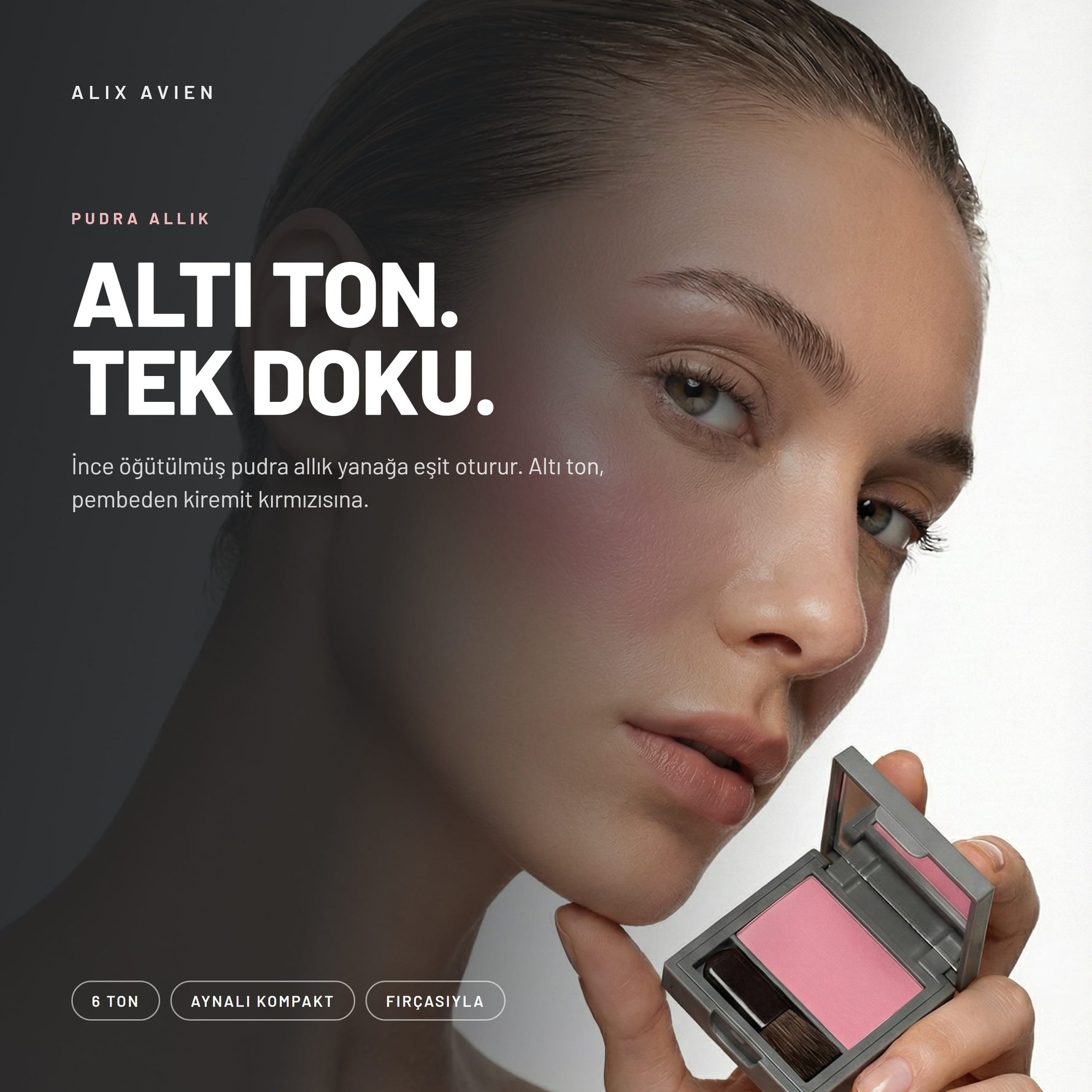 Lumi Color Powder Blush - Yoğun Pigmentli Toz Allık | Alix Avien