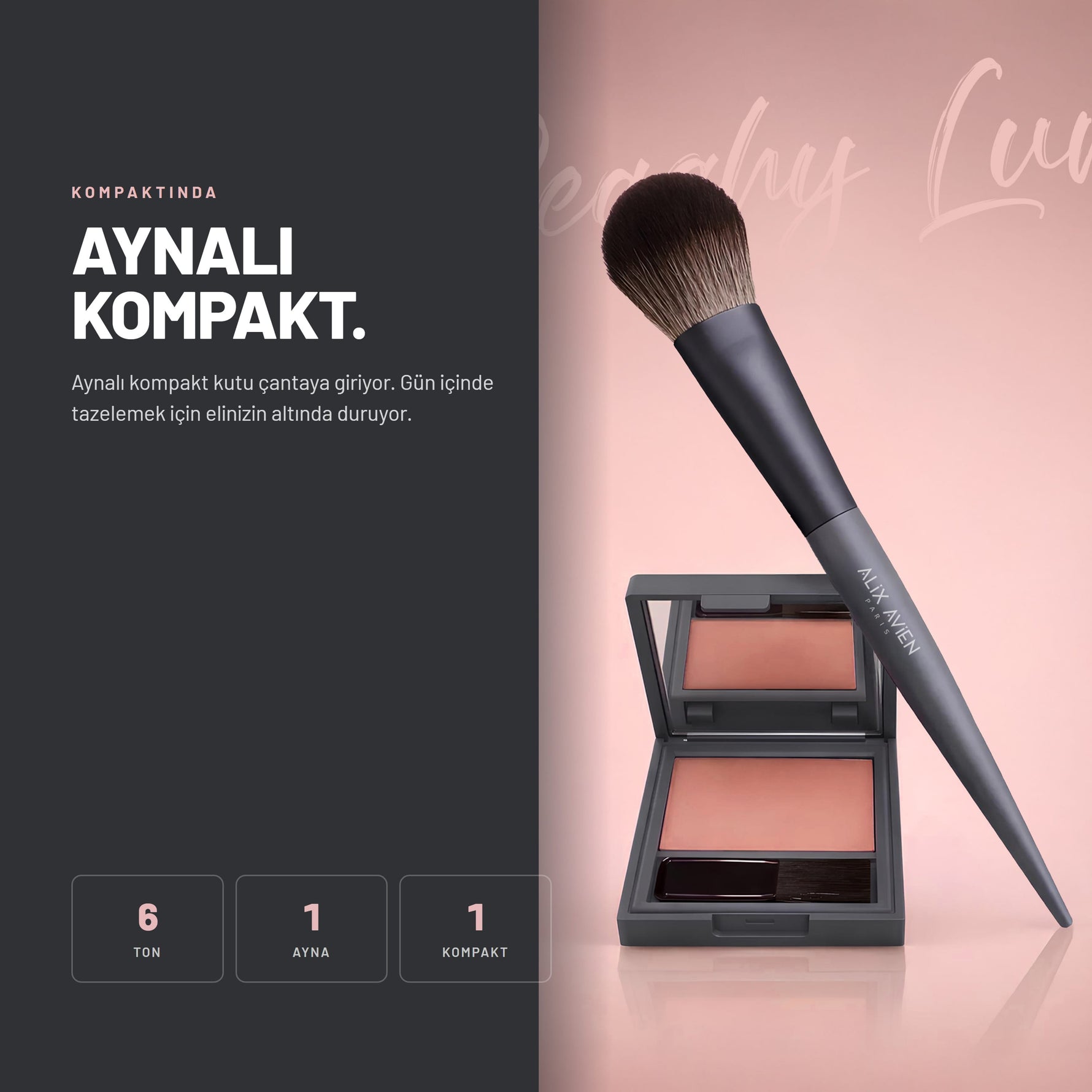 Lumi Color Powder Blush - Yoğun Pigmentli Toz Allık | Alix Avien