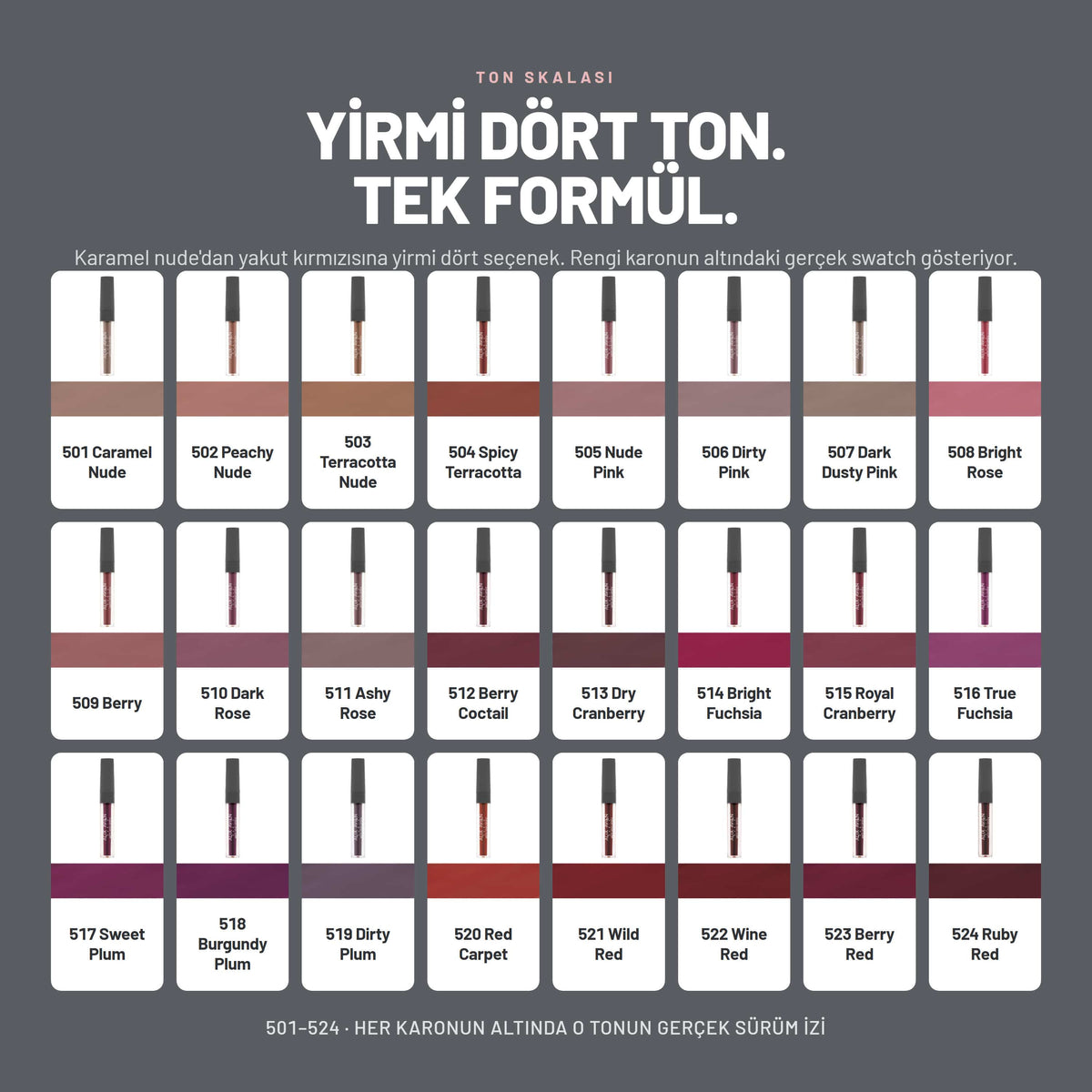 Matte Liquid Lipstick - Mat Likit Ruj | Alix Avien