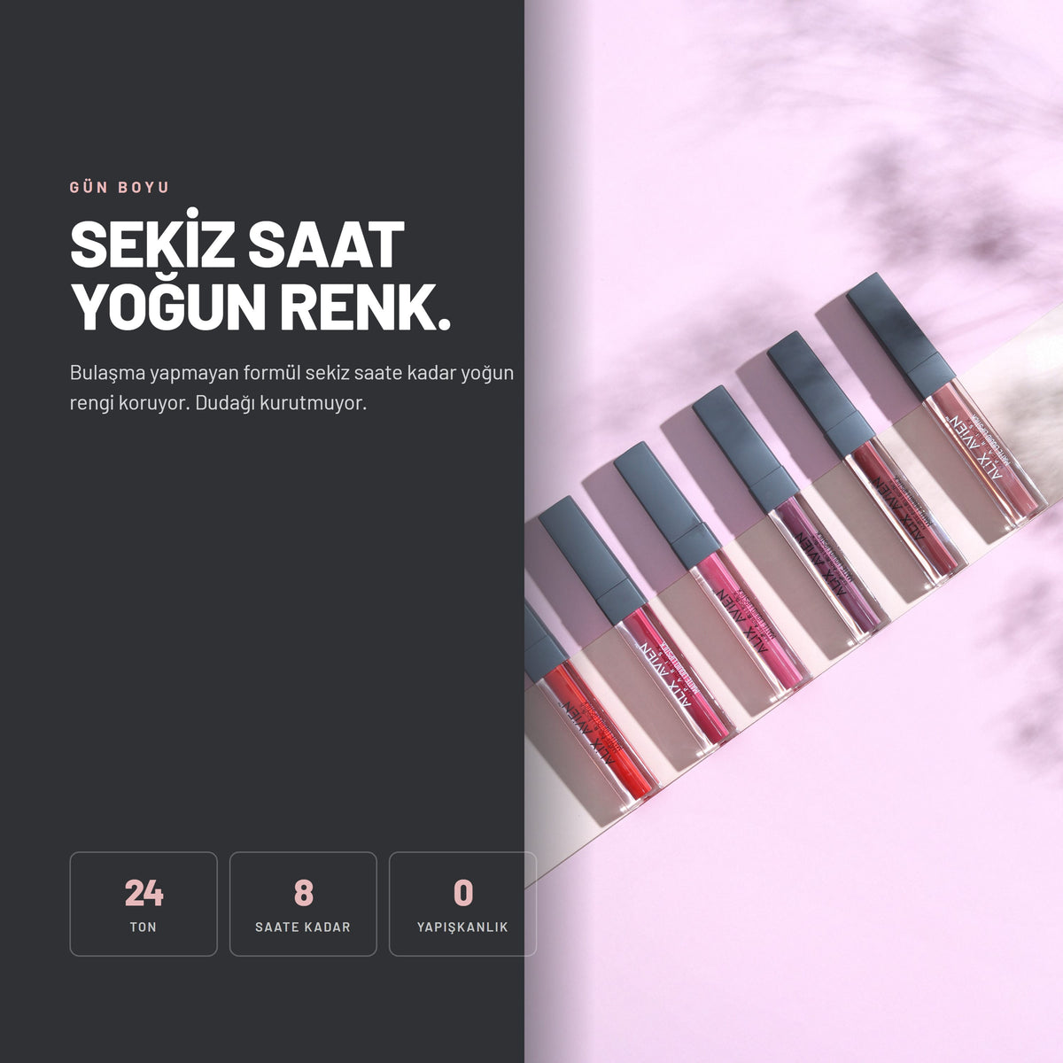 Matte Liquid Lipstick - Mat Likit Ruj | Alix Avien