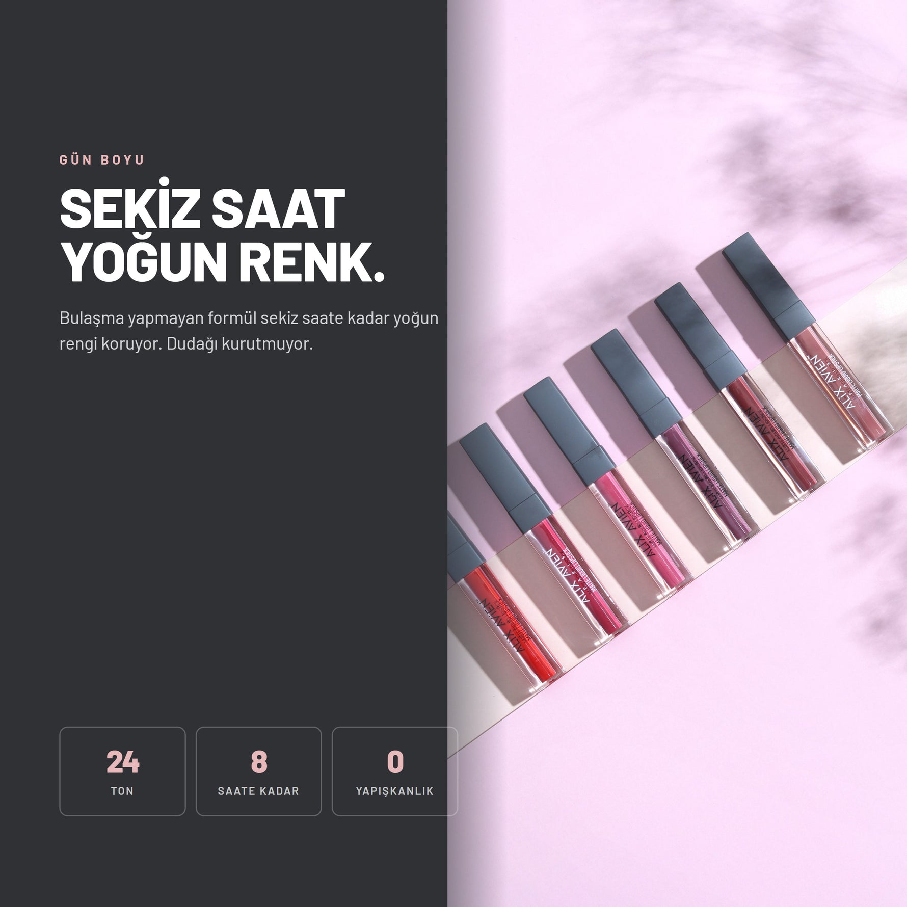 Matte Liquid Lipstick - Mat Likit Ruj | Alix Avien