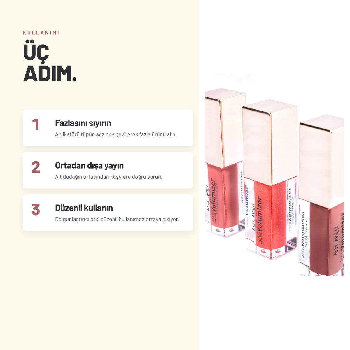 Dolgunlaştırıcı ve Işıltılı Dudak Parlatıcısı | Maxivolumizer Lipgloss