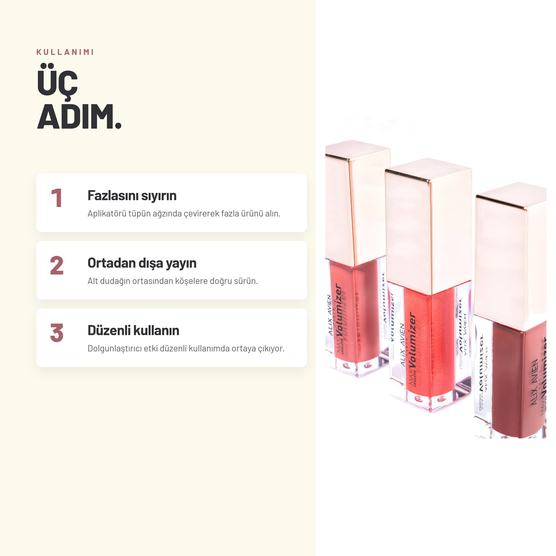 Dolgunlaştırıcı ve Işıltılı Dudak Parlatıcısı | Maxivolumizer Lipgloss