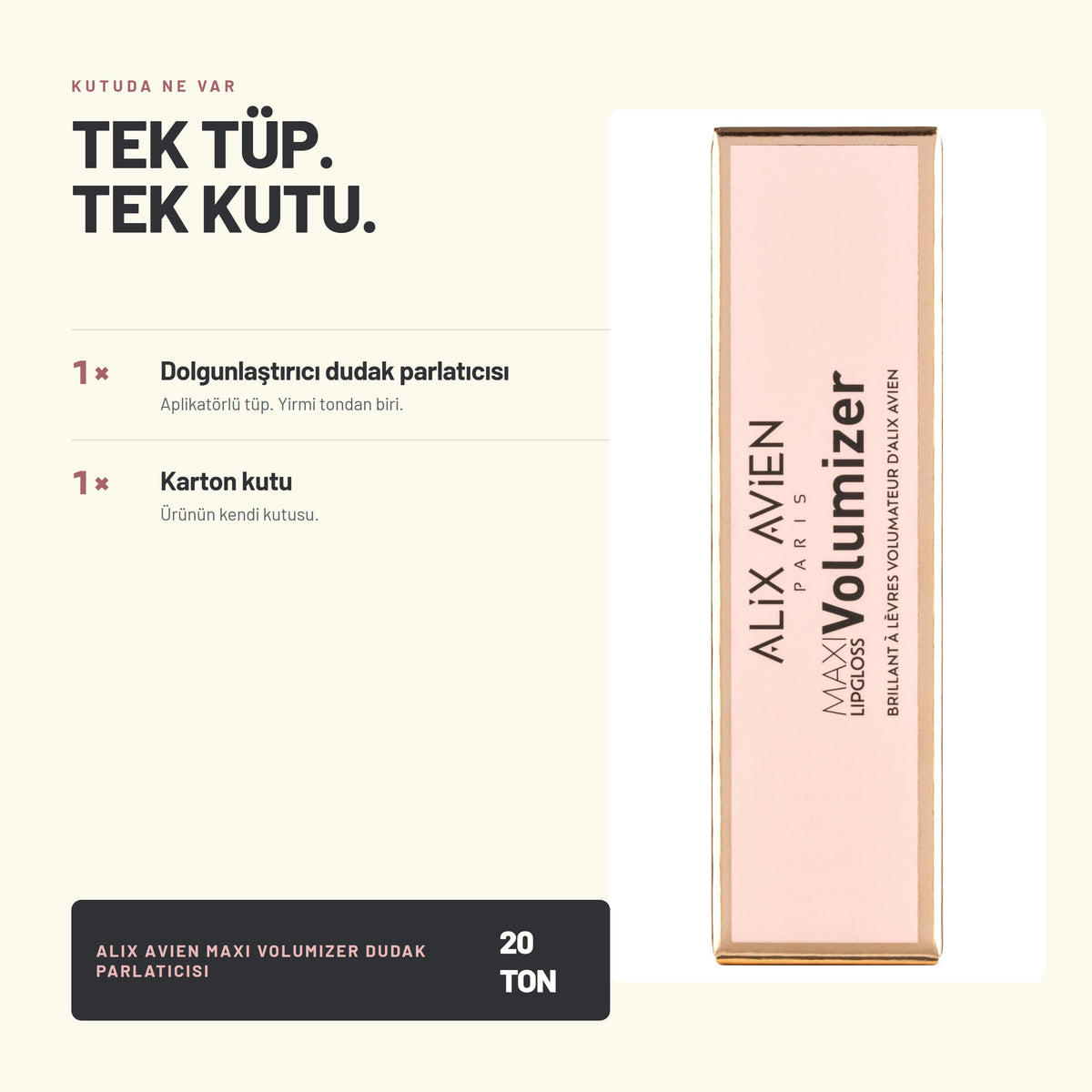 Dolgunlaştırıcı ve Işıltılı Dudak Parlatıcısı | Maxivolumizer Lipgloss