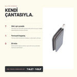 Mini Travel Manicure Set - Küçük Seyahat Boy Çantalı 7'li Manikür Seti | Alix Avien 