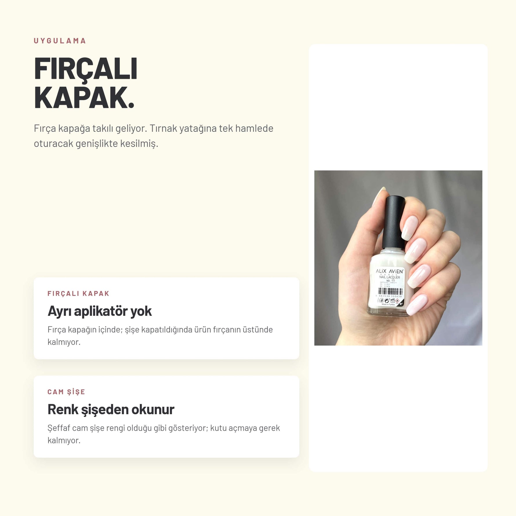 Uzun Süre Kalıcı Parlak Oje | Nail Lacquer - 111 Renk