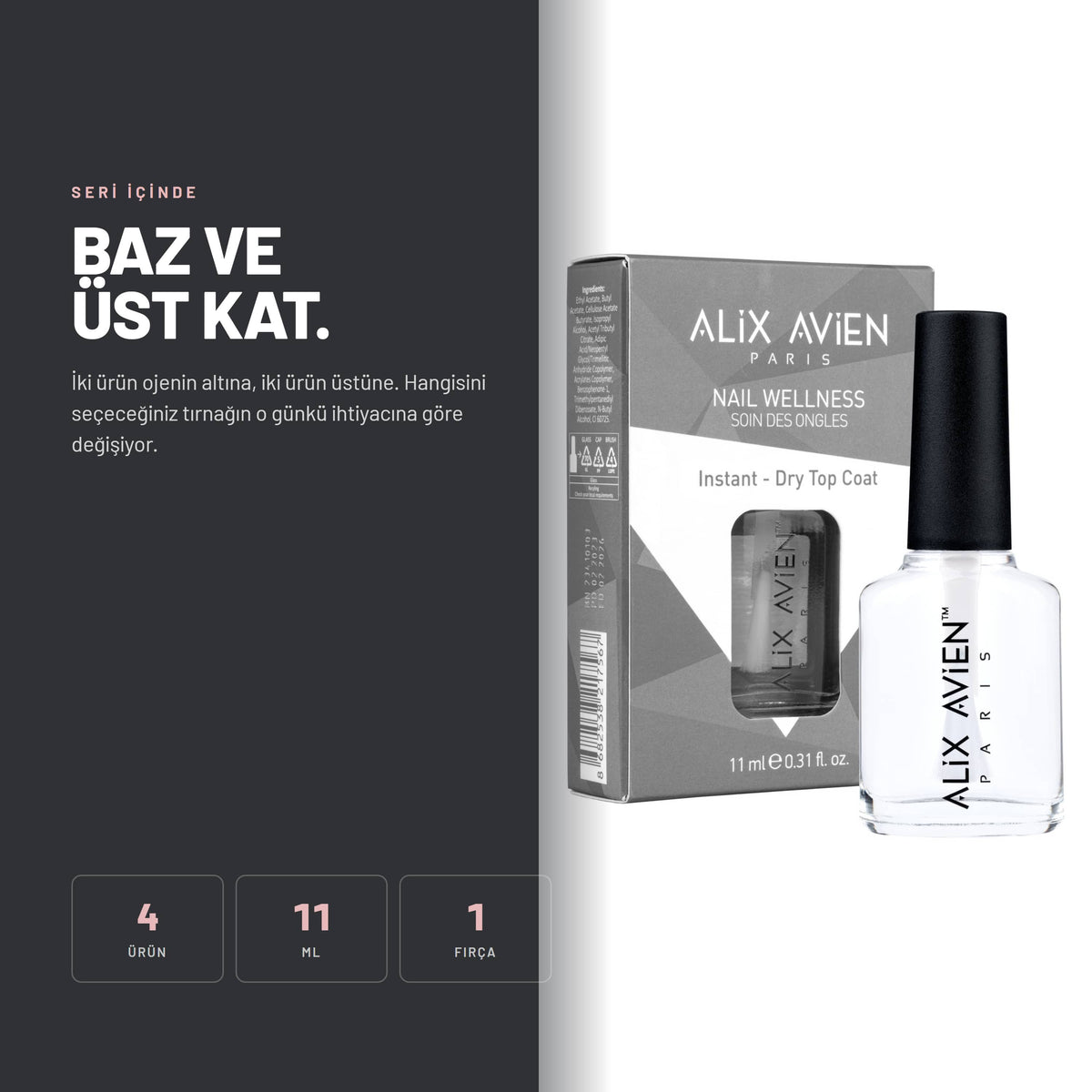 Nail Wellness tırnak bakım ojesi günlük kullanımda