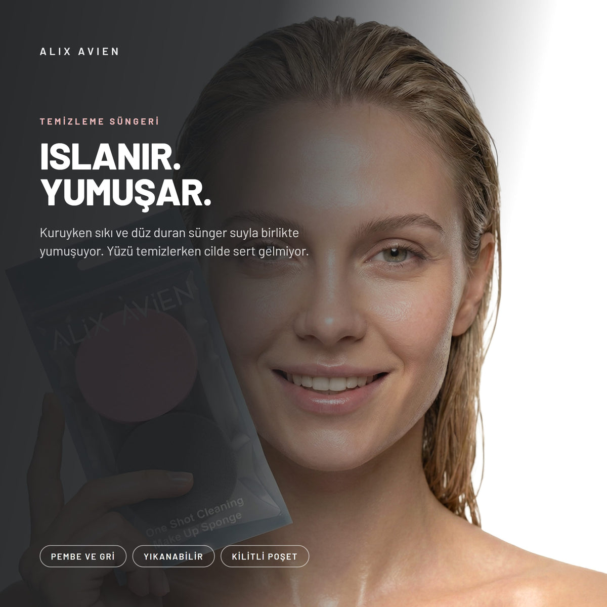 Makyaj Süngeri 10'lu Set - Ultra Yumuşak | Alix Avien