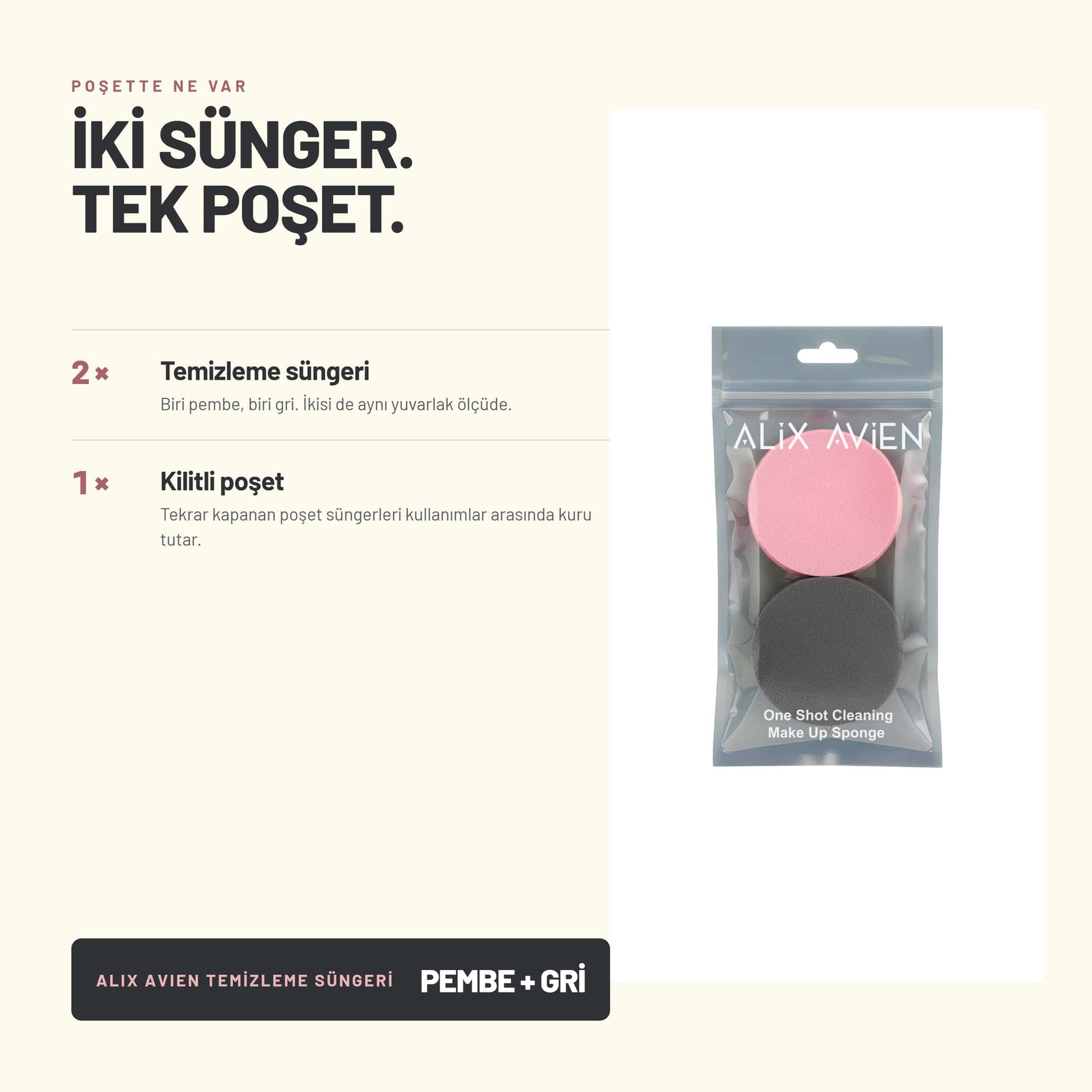 Makyaj Süngeri 10'lu Set - Ultra Yumuşak | Alix Avien