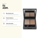 Fix Brow Palette - Belirginleştirici Kaş Pudrası ve Vaks Paleti | Alix Avien