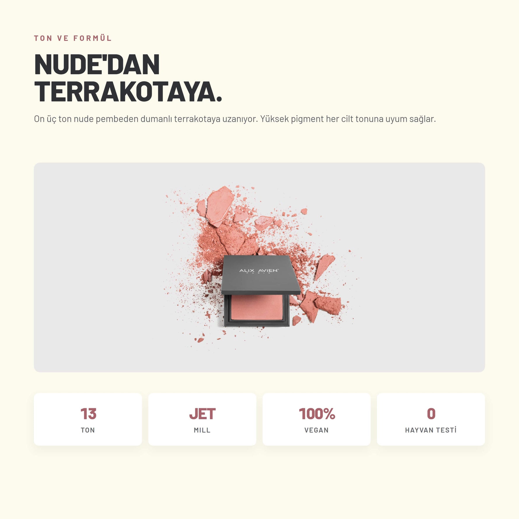 Powder Blush - İpeksi Pudra Allık | Alix Avien