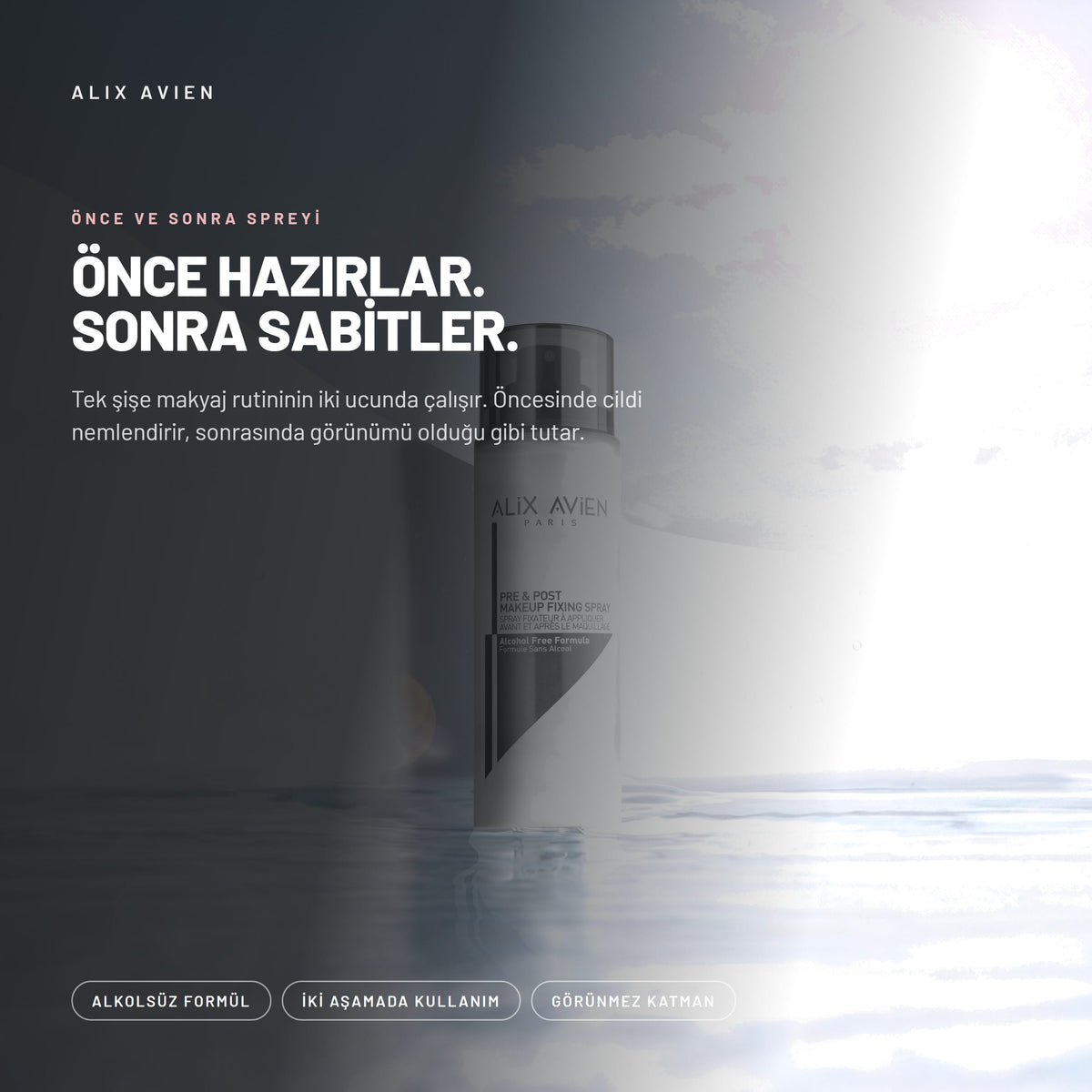 Makyaj Öncesi ve Sonrası Makyaj Sabitleyici Sprey
