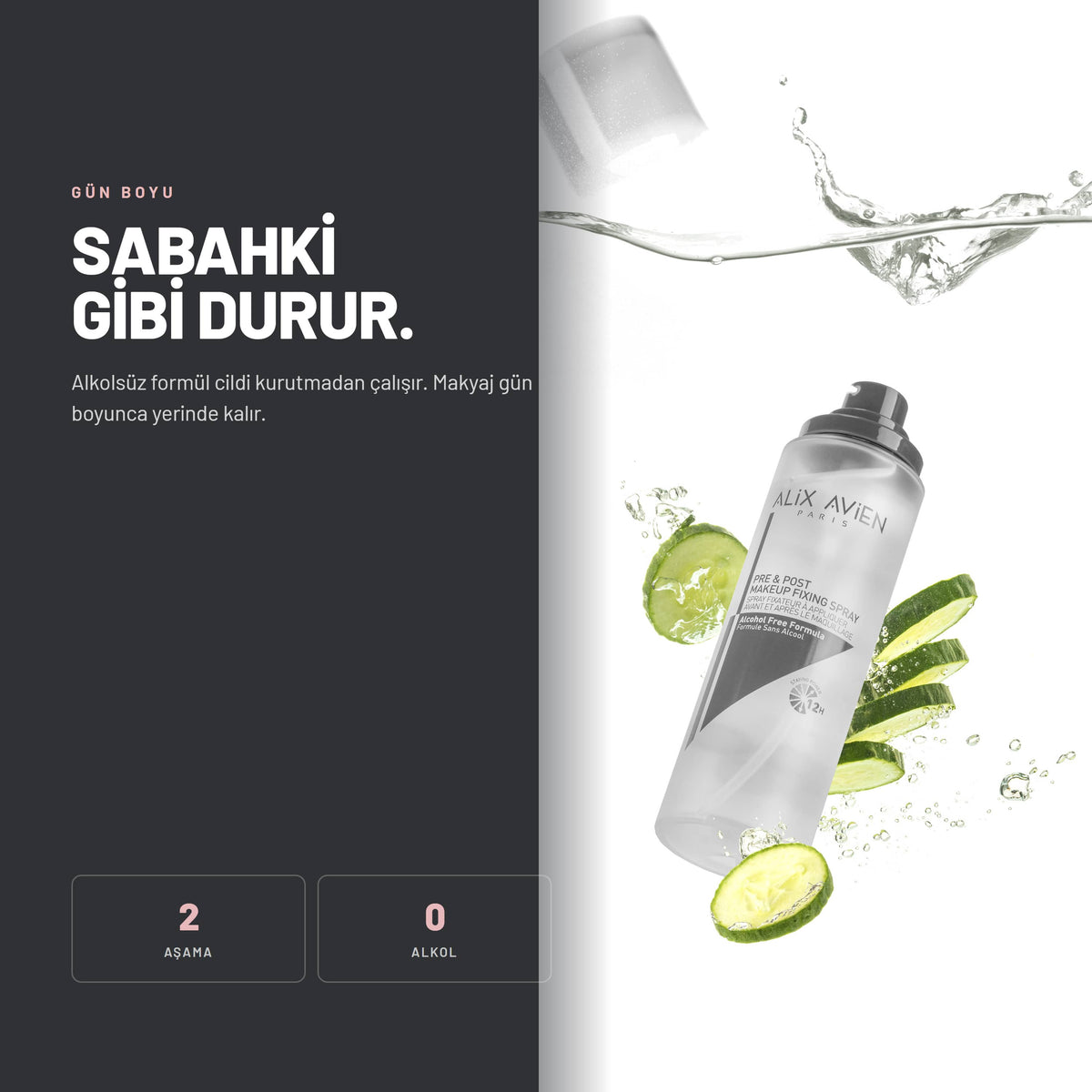 Makyaj Öncesi ve Sonrası Makyaj Sabitleyici Sprey