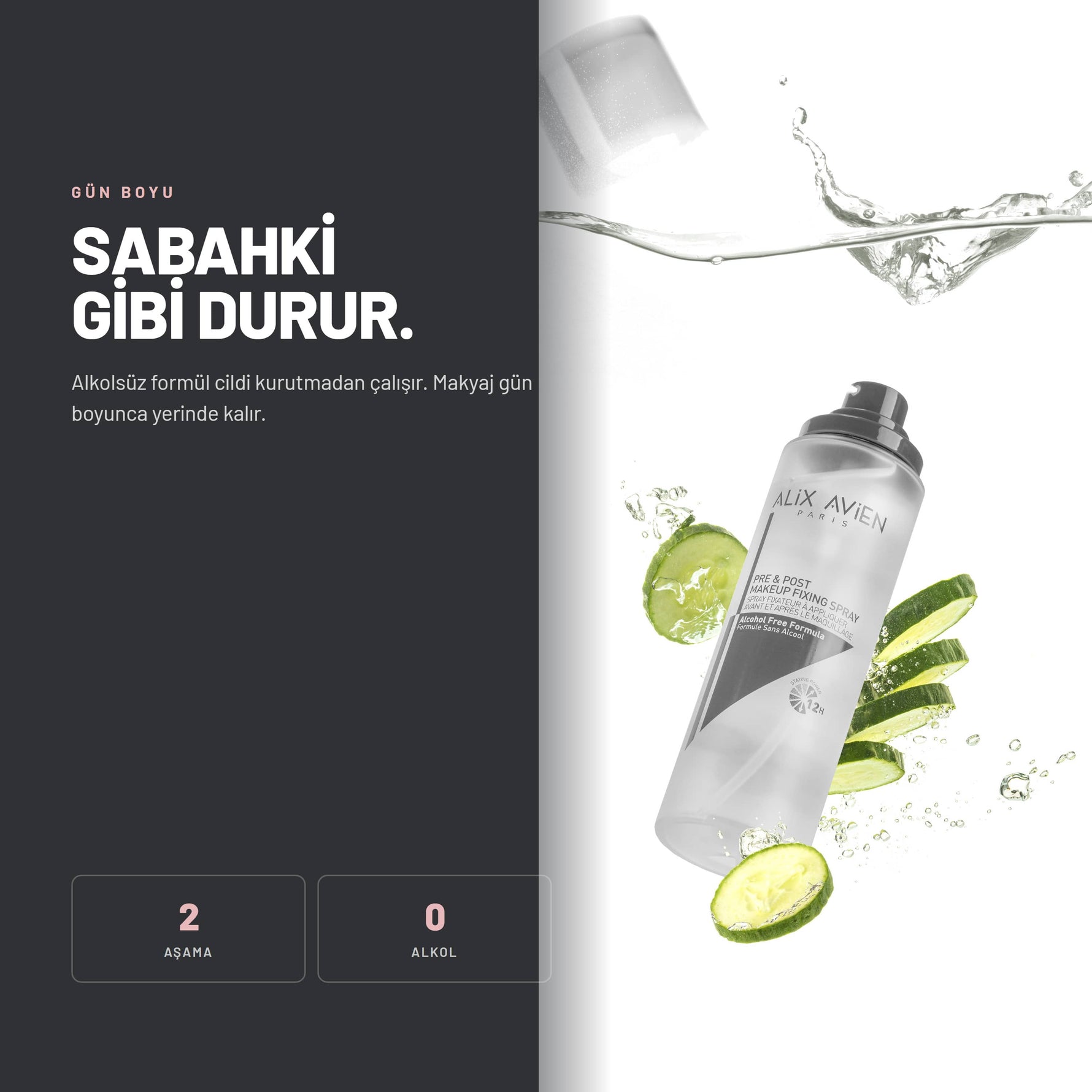 Makyaj Öncesi ve Sonrası Makyaj Sabitleyici Sprey