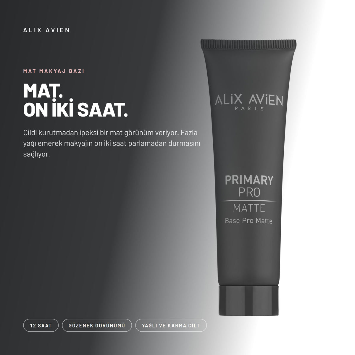 Primary Pro Matte - Gözenek Gizleyici Mat Makyaj Bazı | Alix Avien
