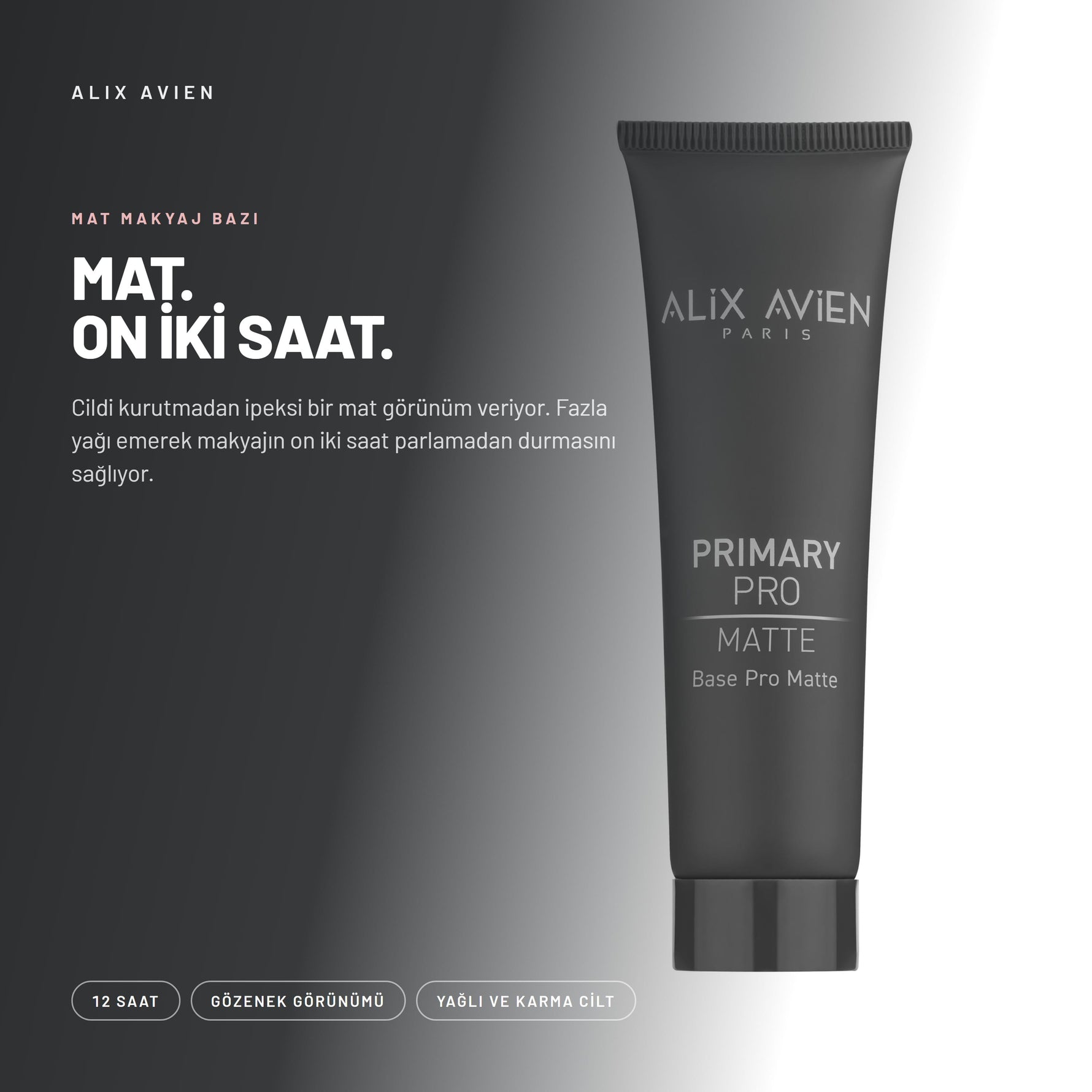 Primary Pro Matte - Gözenek Gizleyici Mat Makyaj Bazı | Alix Avien