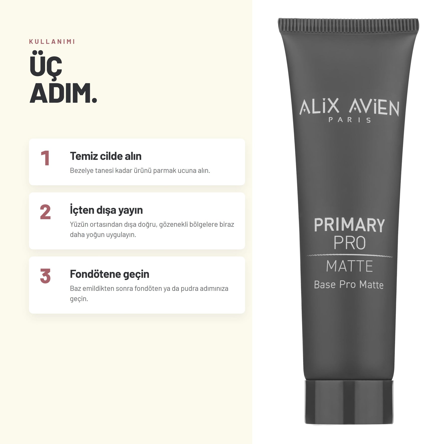 Primary Pro Matte - Gözenek Gizleyici Mat Makyaj Bazı | Alix Avien