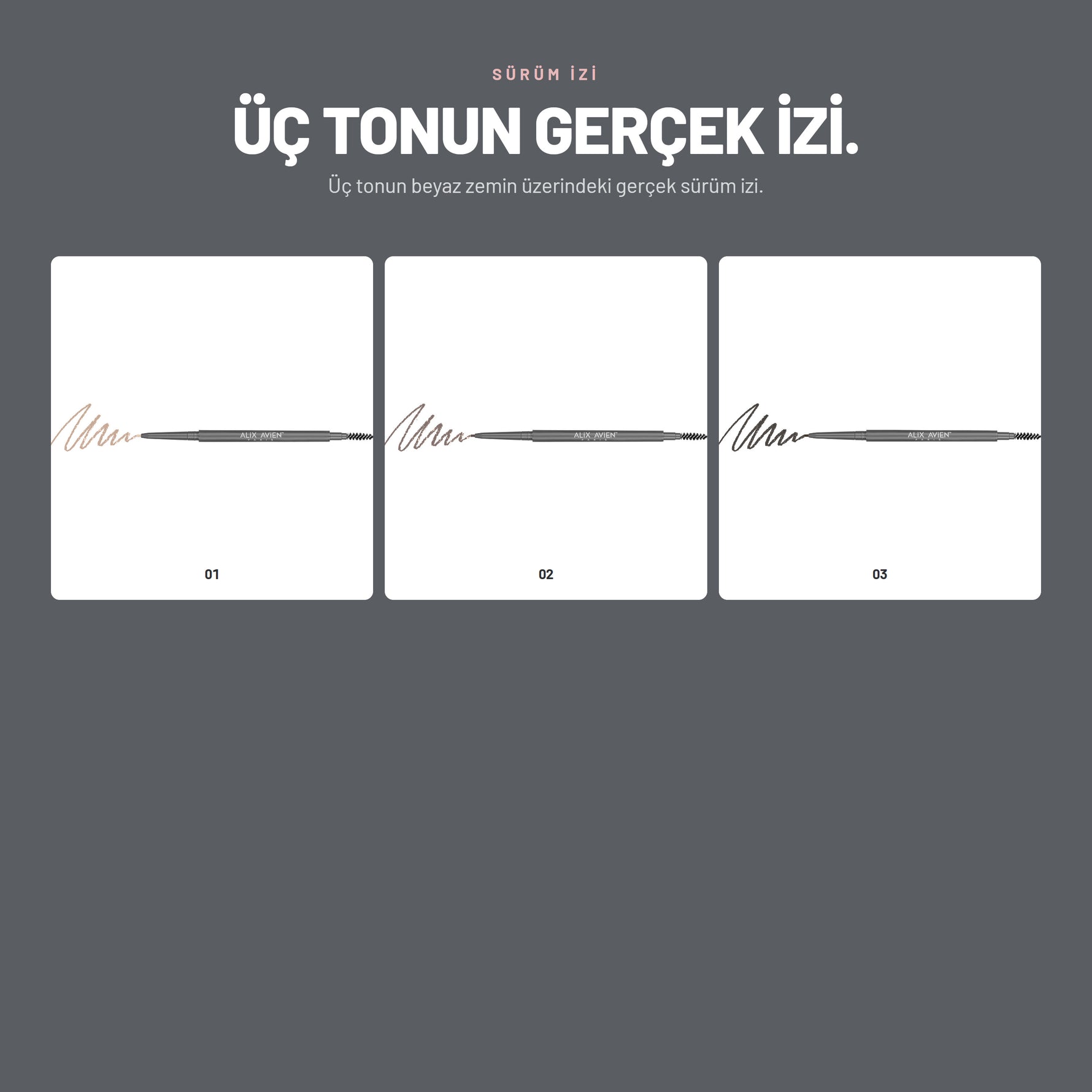Asansörlü Ultra İnce Uçlu Nude Kaş Kalemi | Alix Avien