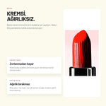 Nemlendirici Saten Bitişli Yarı Mat Ruj - Satin Touch Lipstick | Alix Avien