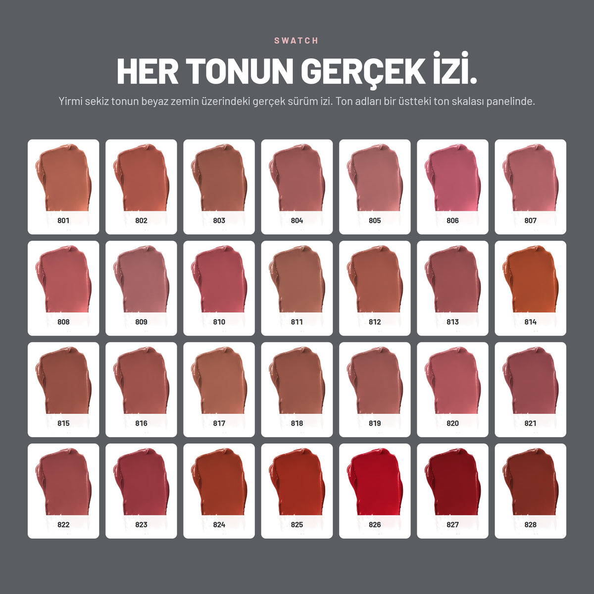 Nemlendirici Saten Bitişli Yarı Mat Ruj - Satin Touch Lipstick | Alix Avien