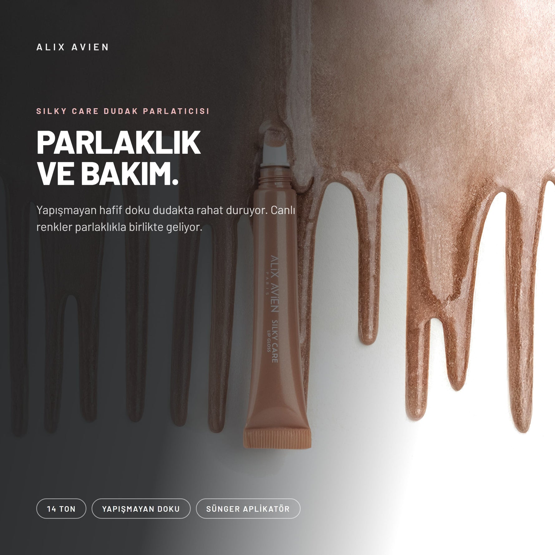 Dolgun Gürünüm ve Nemlendirici Etkili Dudak Parlatıcısı | Silky Care Lipgloss