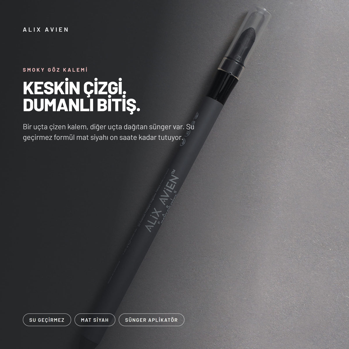 Smoky Eye Pencil - Buğulu Göz Kalemi | Alix Avien