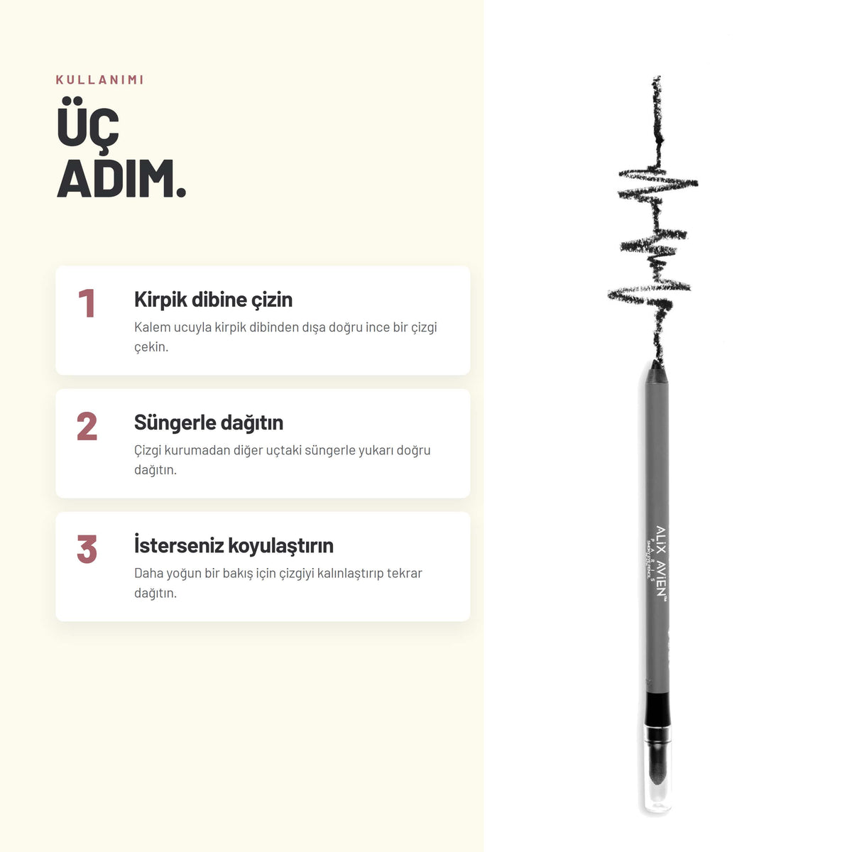 Smoky Eye Pencil - Buğulu Göz Kalemi | Alix Avien