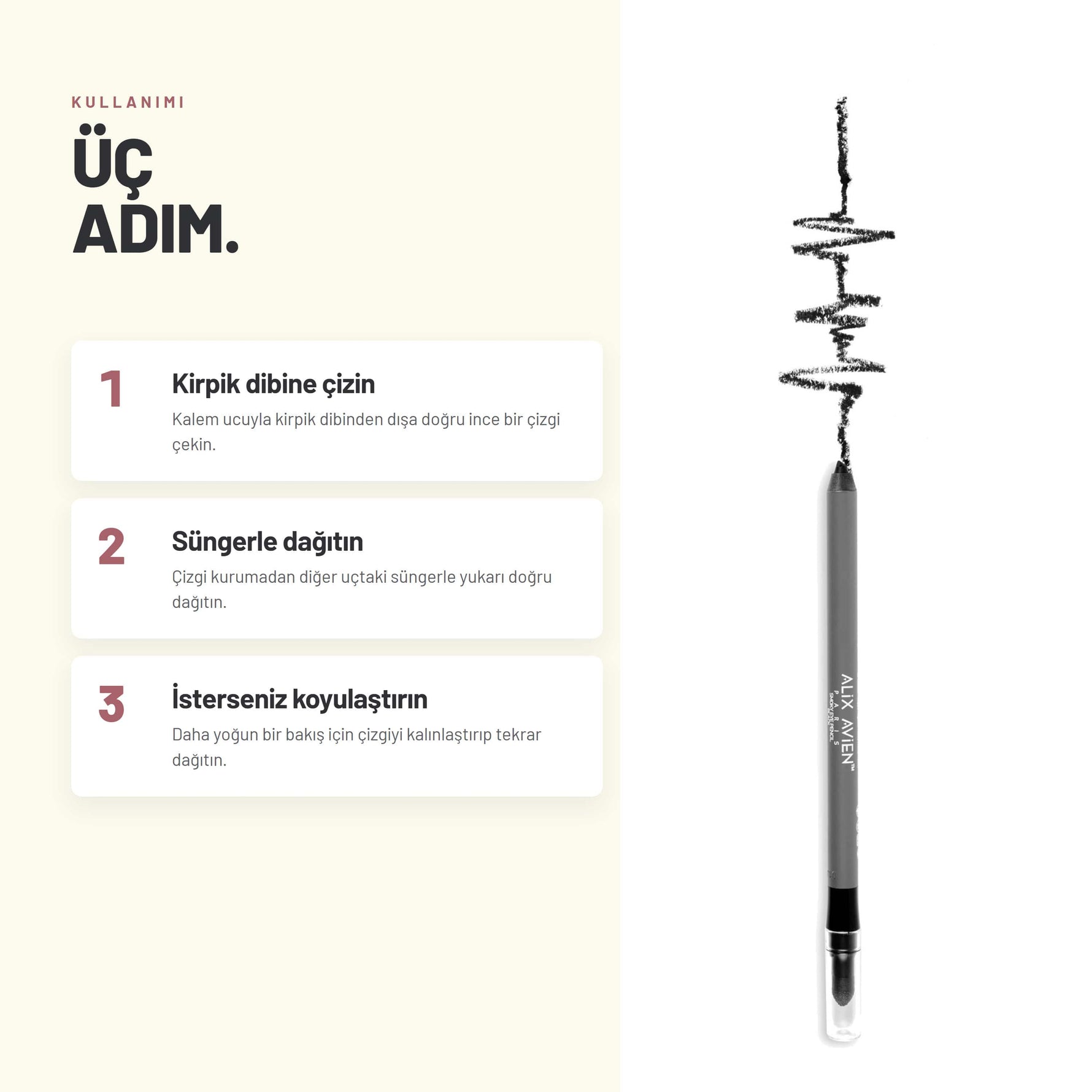 Smoky Eye Pencil - Buğulu Göz Kalemi | Alix Avien