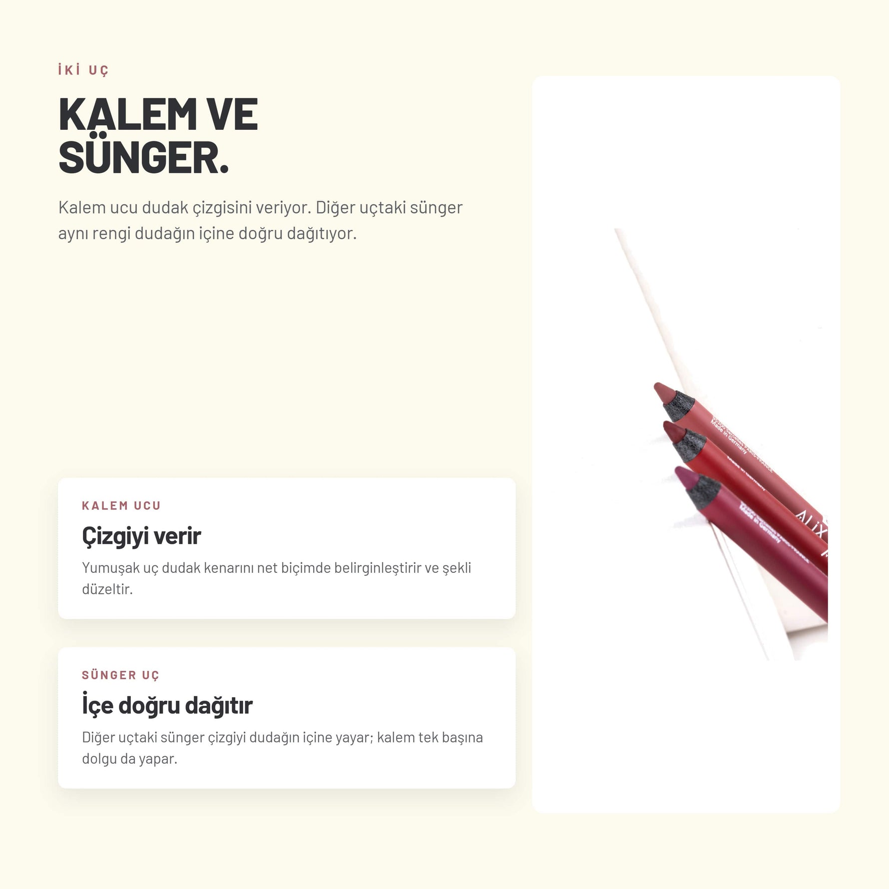 Suya Dayanıklı, Uzun Süre Kalıcı Dudak Kalemi | Staying Power