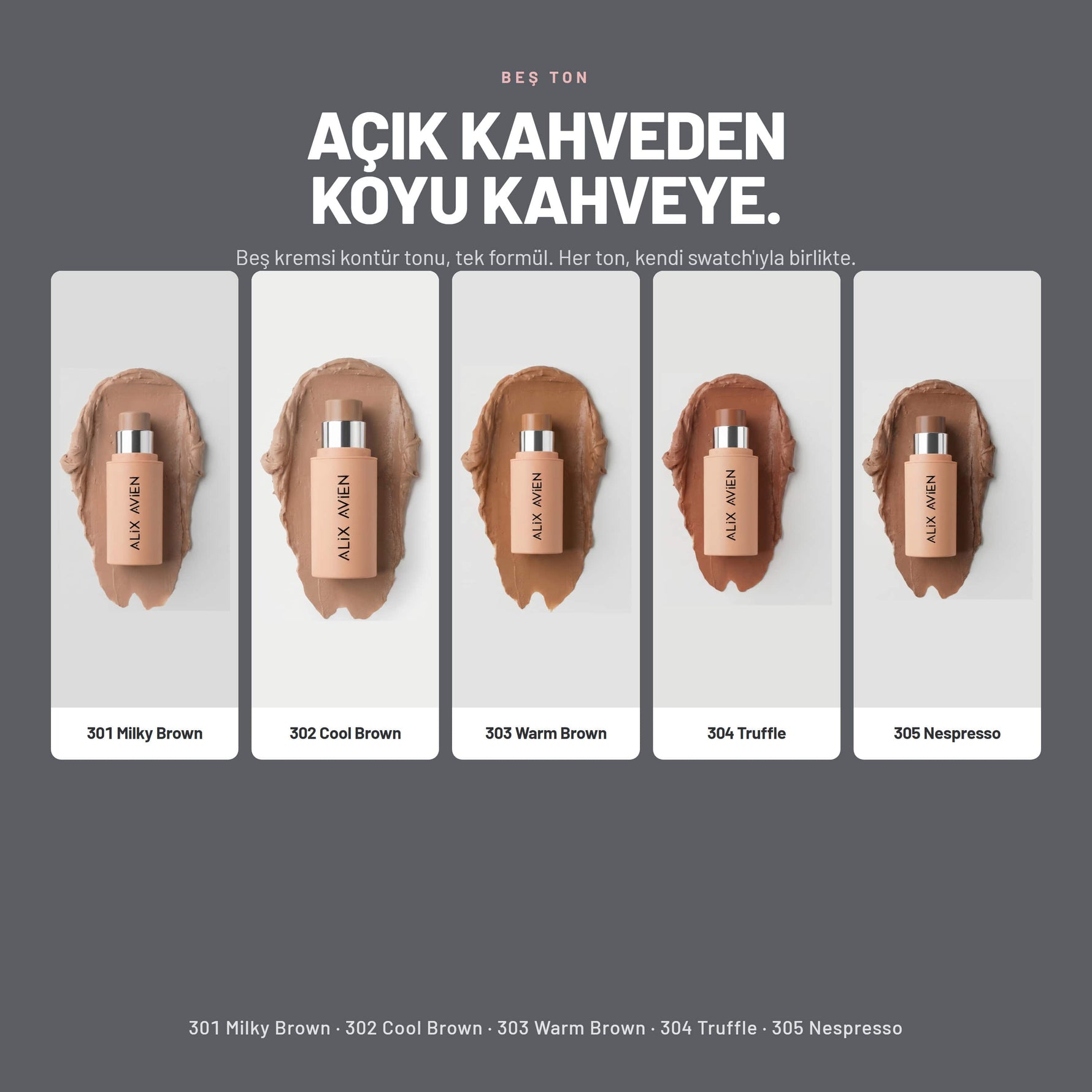 Stick Contour - Kremsi Dokulu Nemlendirici Stick Kontür | Alix Avien 