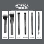 Alix Avien Mini Travel Makeup Brush Set seçenek tablosu: 6 seçenek