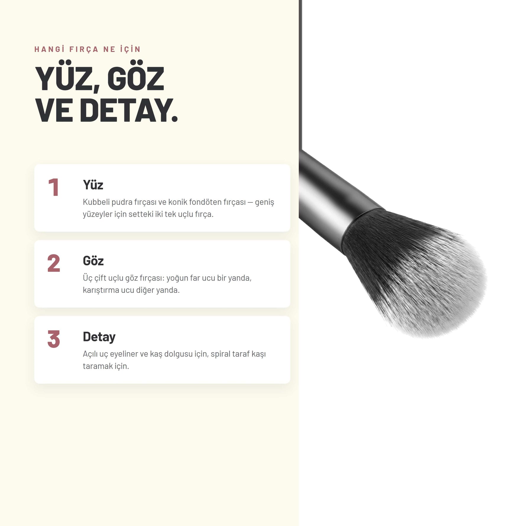 Alix Avien Mini Travel Makeup Brush Set nasıl uygulanır - 3 adımda anlatım