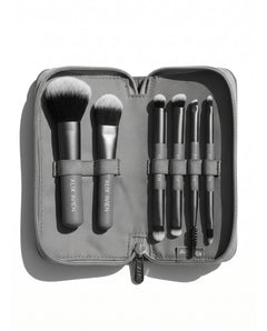 Travel Brush Set - Çantalı Seyahat Boy 10'lu Makyaj Fırça Seti