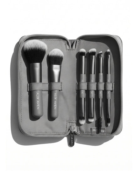 Çantalı Seyahat Boy 10'lu Makyaj Fırça Seti - Travel Brush Set