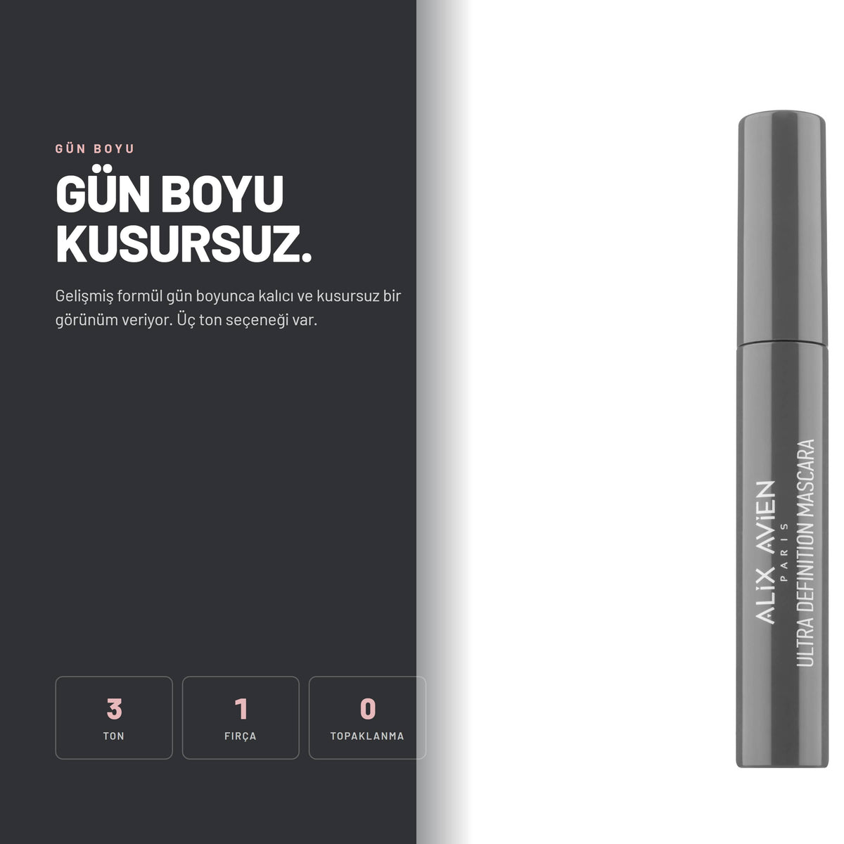 Dolgun Hacim ve Kıvrım Verici Maskara | Ultra Definition