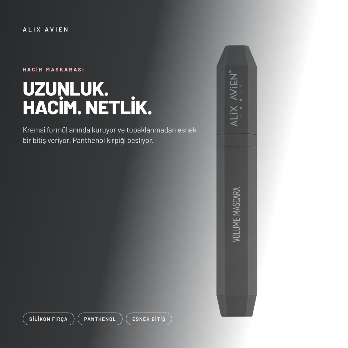 Volume Mascara - Hacim Veren Maskara | Alix Avien