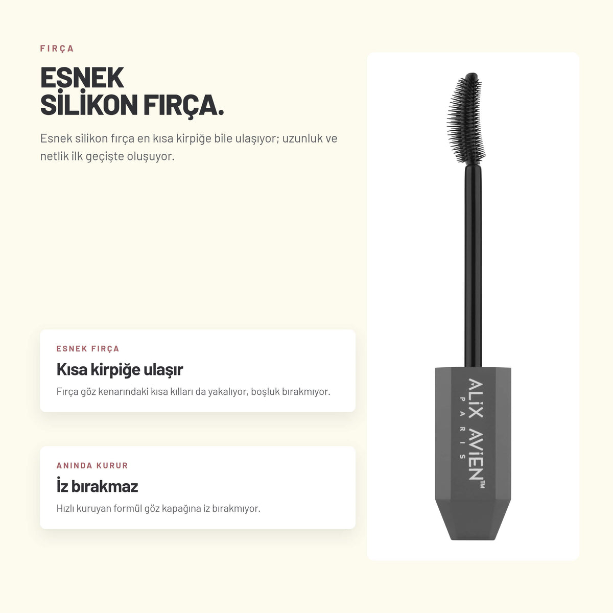 Volume Mascara - Hacim Veren Maskara | Alix Avien
