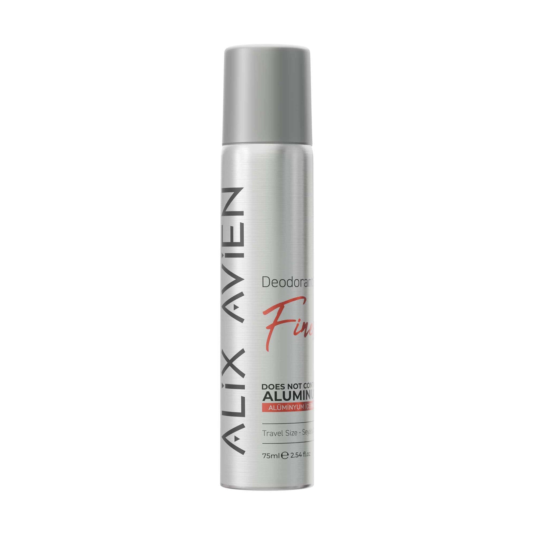 Alüminyumsuz Seyahat Boy Kadın Deodorant Sprey 75 ML