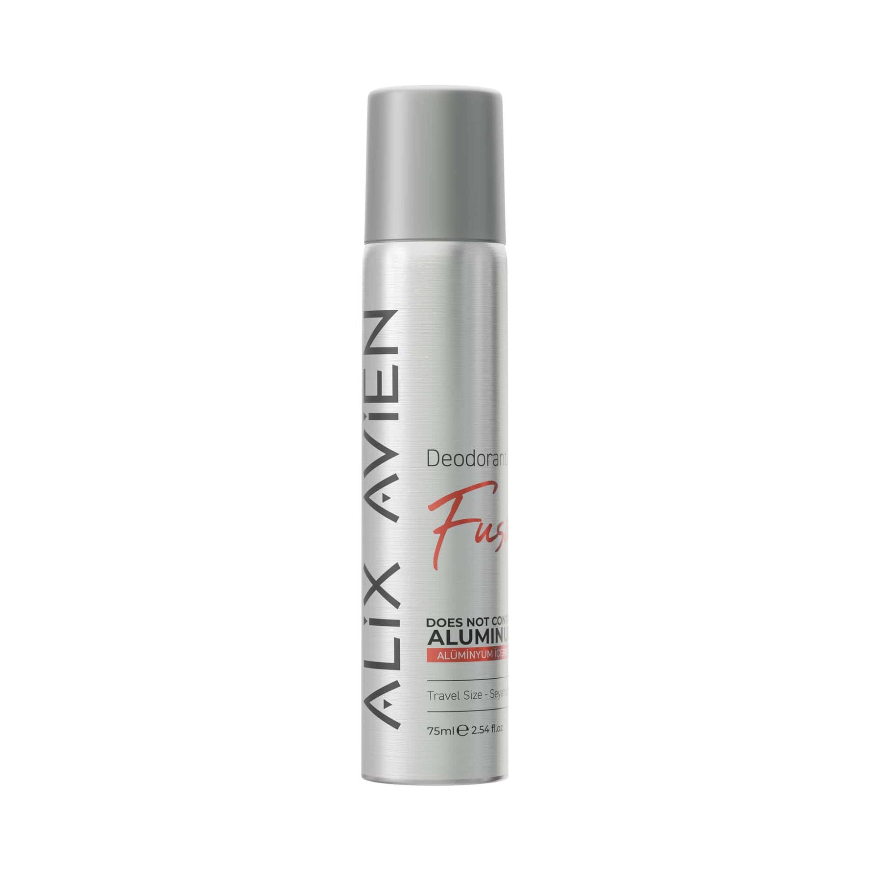 Alüminyumsuz Seyahat Boy Kadın Deodorant Sprey 75 ML